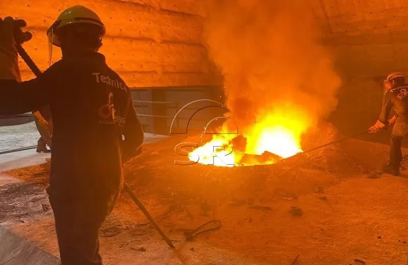 horno de inducción de fundición por inducción sin núcleo